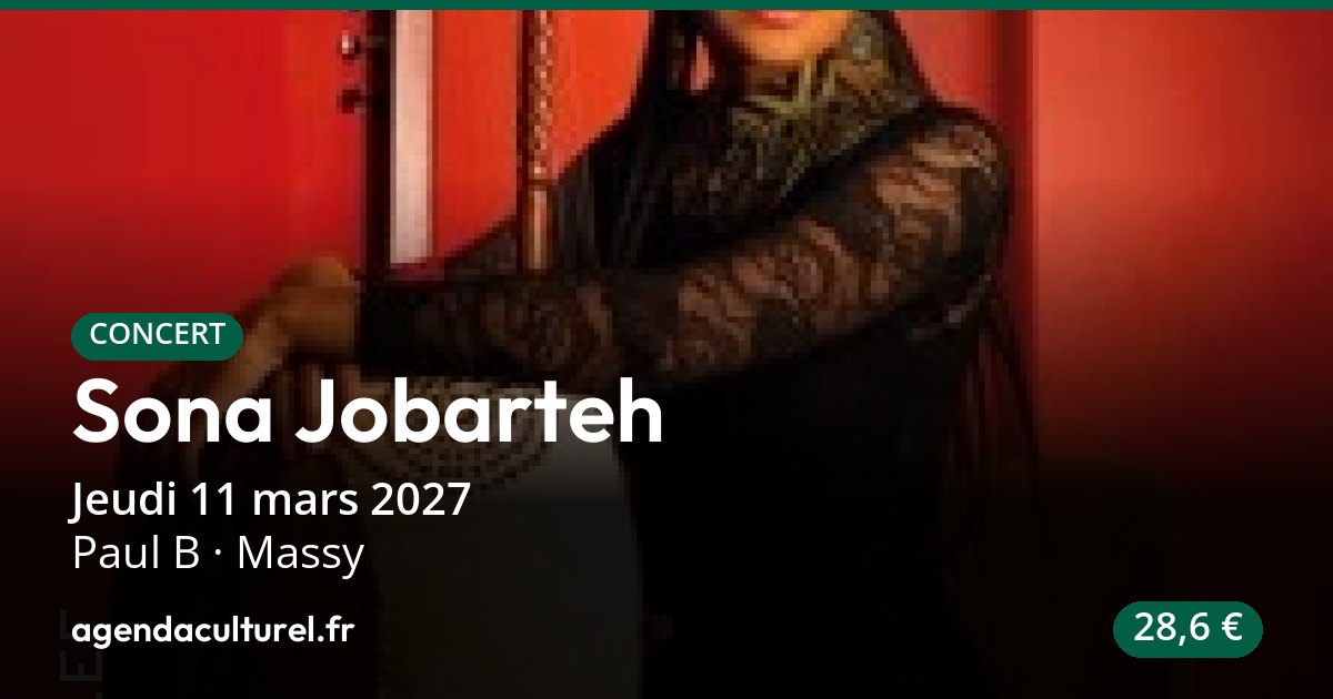 Concert de Sona Jobarteh à Massy, 11 mars 2027