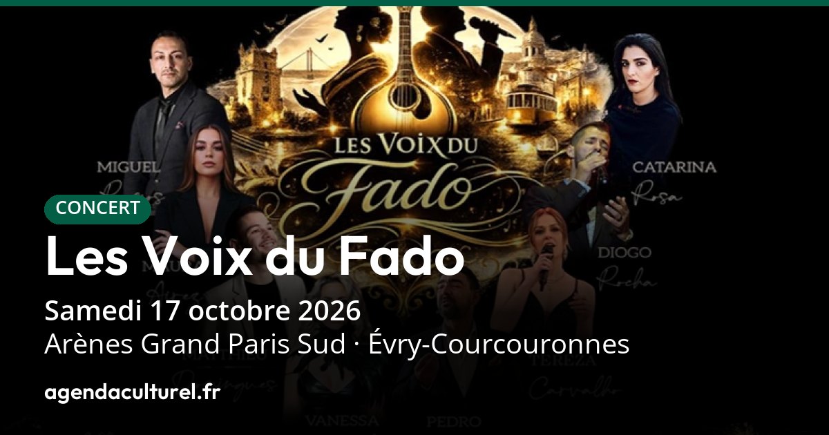 Les Voix du Fado à Évry-Courcouronnes le 17 oct. 2026