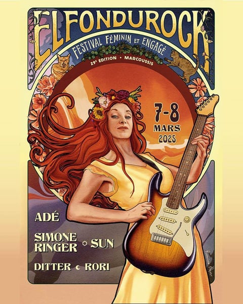 affiche Elfondurock 2025