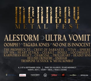 Mennecy Metal Fest 2026 affiche