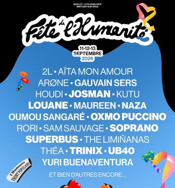 Fête de l'Humanité 2026 affiche