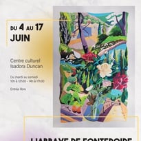 L'Abbaye de Fontfroide vue par le peintre Catherine Bouffard