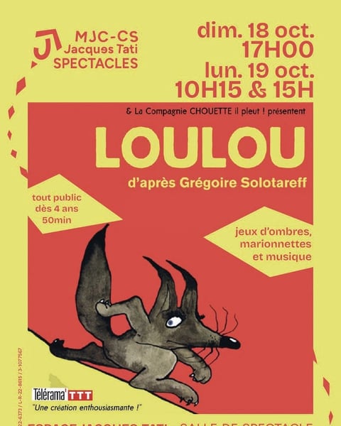 Loulou  D’après l'œuvre de Grégoire Solotareff