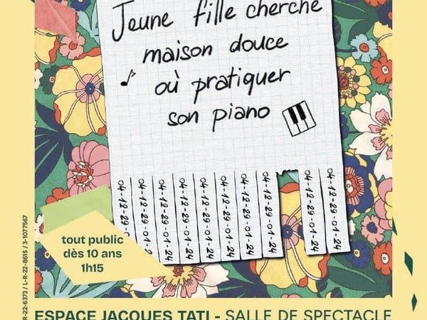 Jeune fille cherche maison douce où pratiquer son piano