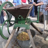 Atelier fabrication traditionnelle de jus de pomme