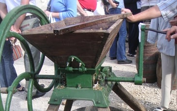 Atelier fabrication traditionnelle de jus de pomme
