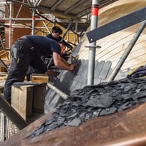 Démonstration : Les métiers du Patrimoine par les artisans œuvrant à la restauration du château