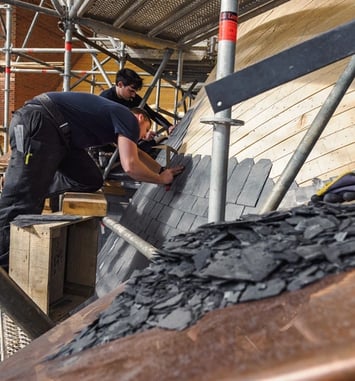 Démonstration : Les métiers du Patrimoine par les artisans œuvrant à la restauration du château