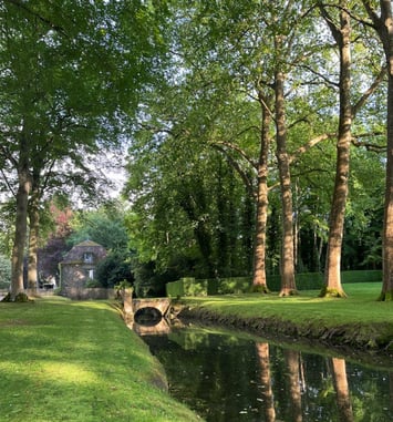 Visite du parc de Courances