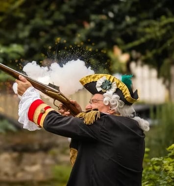 Les chevaliers du noble jeu de l'arquebuse au XVIIIème siècle