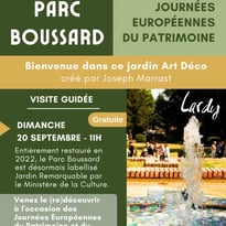 Visite guidée – Parc Boussard, un jardin Art Déco en Île-de-France
