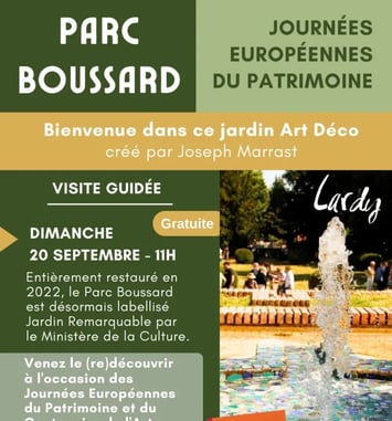 Visite guidée – Parc Boussard, un jardin Art Déco en Île-de-France