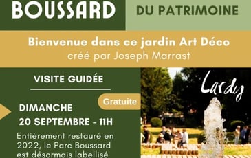 Visite guidée – Parc Boussard, un jardin Art Déco en Île-de-France