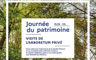 Visite de l'Arboretum privé Vilmorin