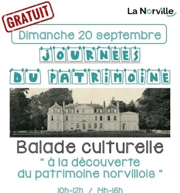 Balade culturelle : à la découverte du patrimoine norvillois