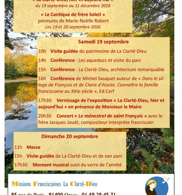 Conférences sur les aqueducs et l'architecture de La Clarté-Dieu