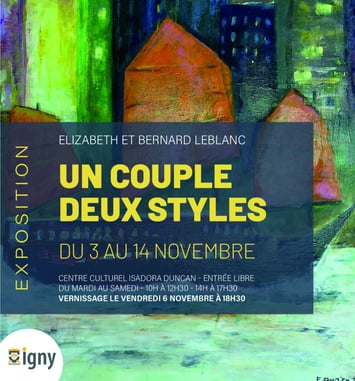 Un couple deux styles : Elizabeth Boutier et Bernard Leblanc