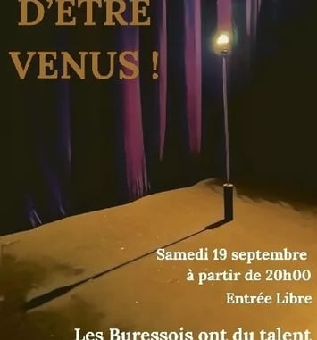 Merci d'être venus ! Soirée d'ouverture de saison