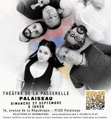 Concert caritatif de Lav ELI, groupe arménien de folk rock
