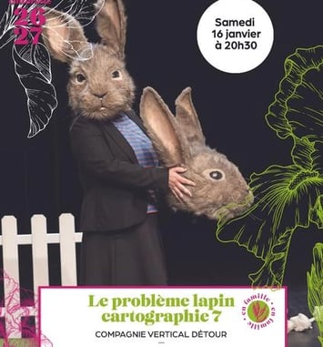 Le problème lapin, cartographie 7 de la Compagnie Vertical Detour