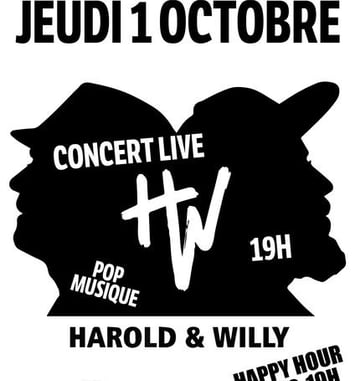 Concert live Harold X Willy chez Brass&Co !