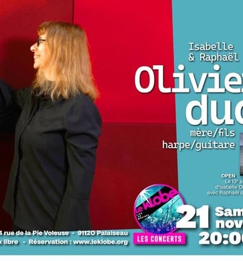 Isabelle et Raphaël Olivier - Duo - Mère/fils, harpe/guitare