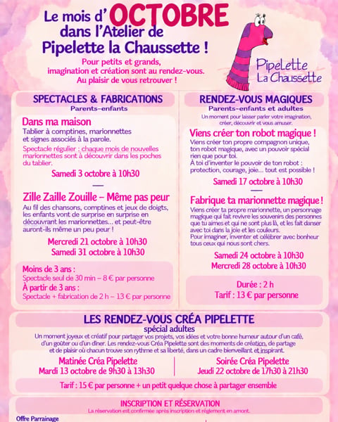 Spectacle Zille Zaille Zouille, même pas peur