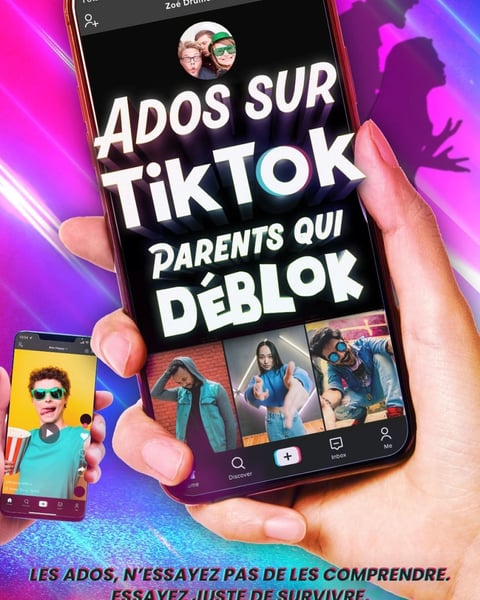 Ados sur Tiktok, parents qui déblok