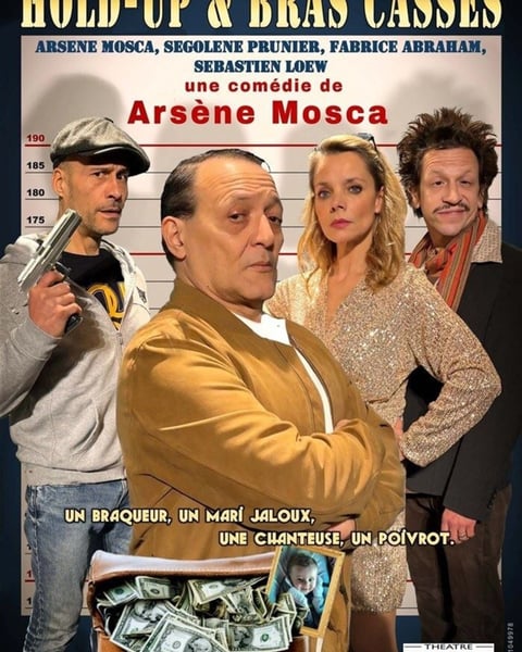 Hold-up et bras cassés