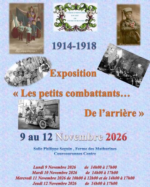 Exposition du 11 novembre 2026 “Les petits combattants de l'arrière”